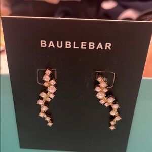 BaubleBar Gold Cluster Earrings with Dainty Design